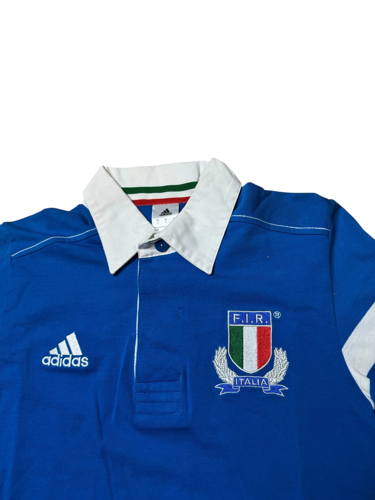 Adidas Vintage Italien Polo Langarm Gr. S
